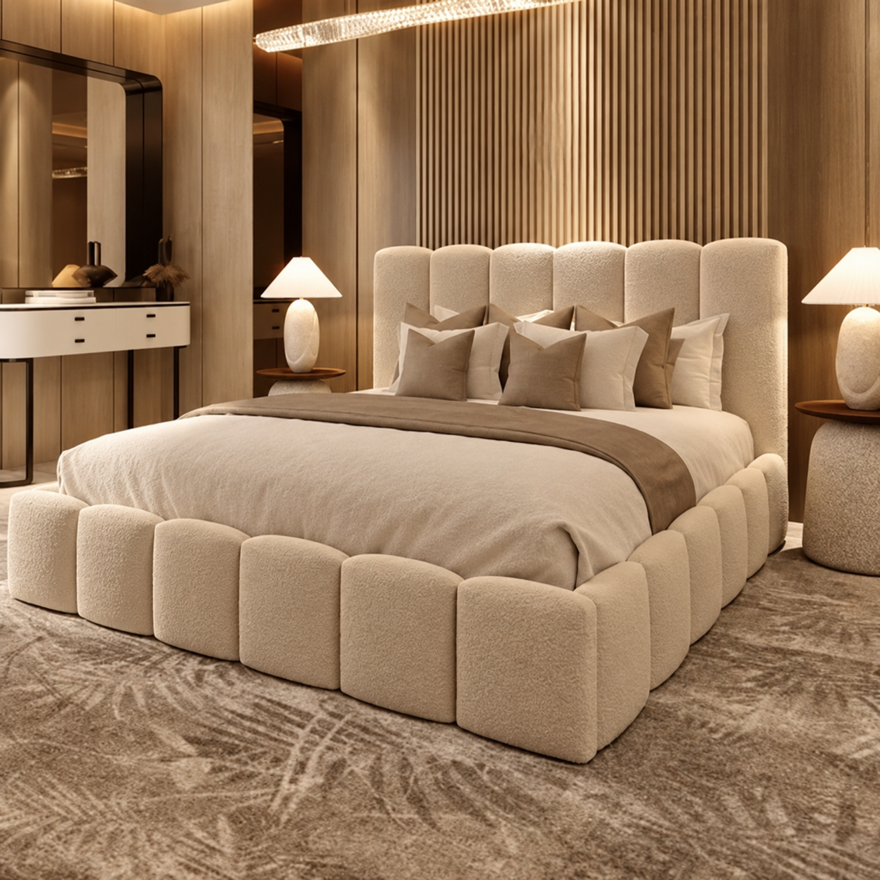 Rabbora Teddy Orlando Slatted Ottoman Bed