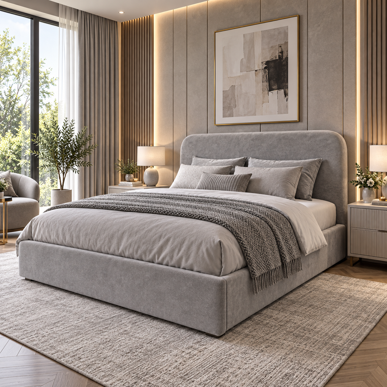 Rabbora Victoria Slatted Designer Bed